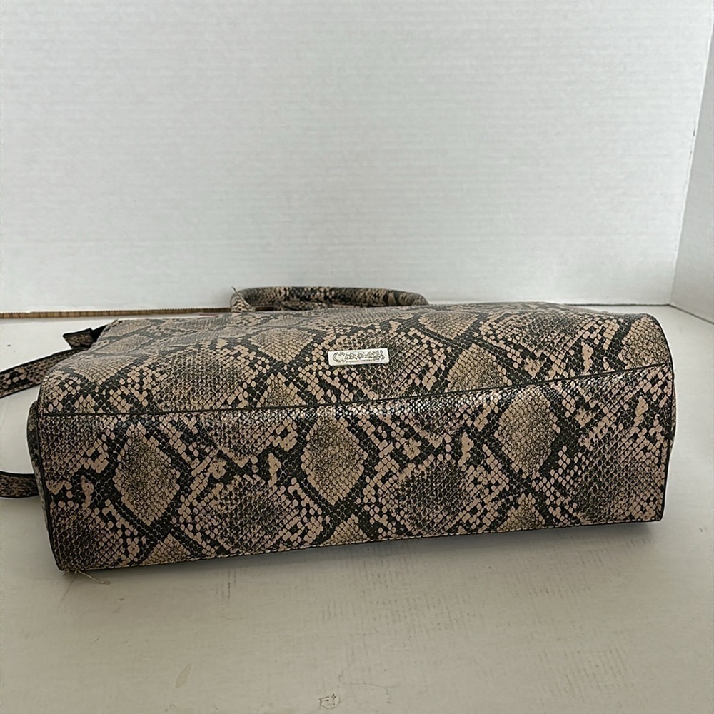 Carlos Santana 2 pc Purse and Wristlet snake print - Picture 11 of 16